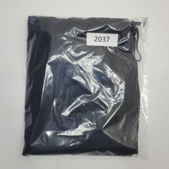 Solitaire Womens Swim Cover Up  Large Crochet Lace Style Black Midi Boho - Picture 12 of 12